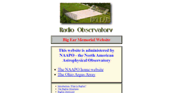 Desktop Screenshot of bigear.org